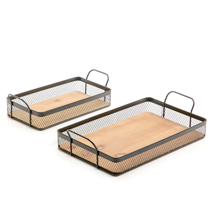 Set of 2 trays