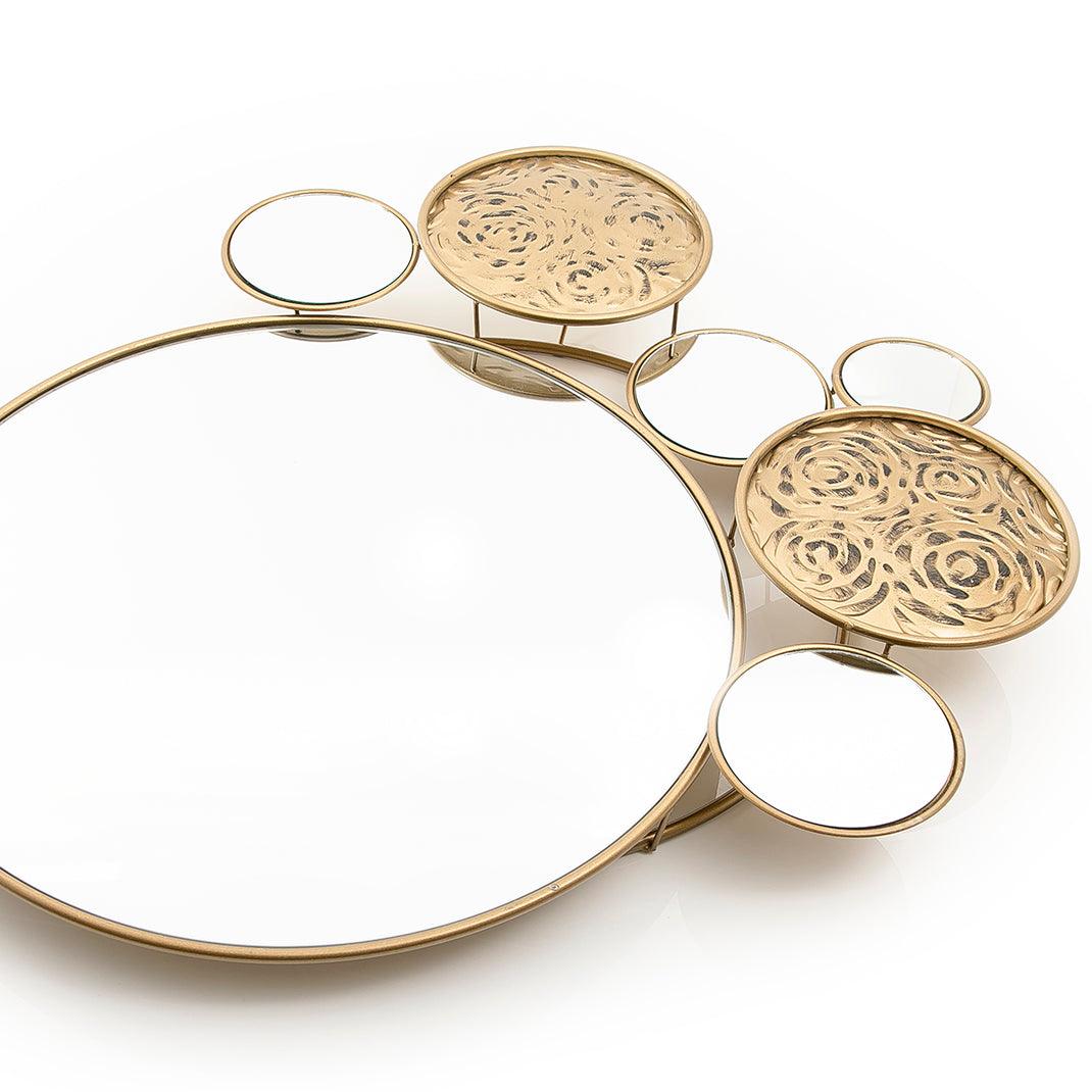 Metal stand with mirror - CASCADES