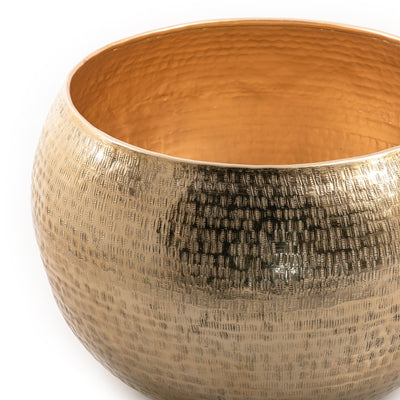 Metal planter bowl - CASCADES