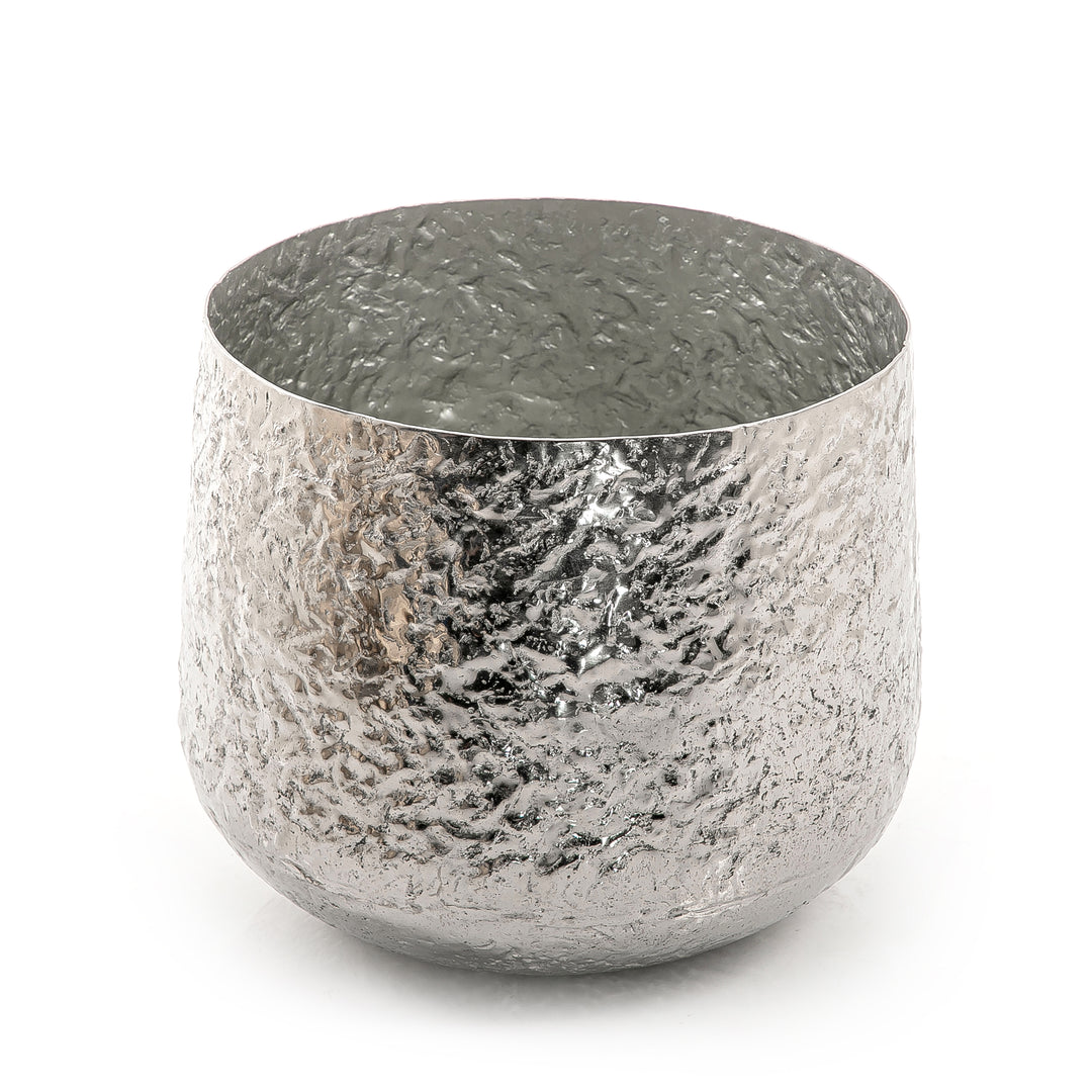Metal planter bowl