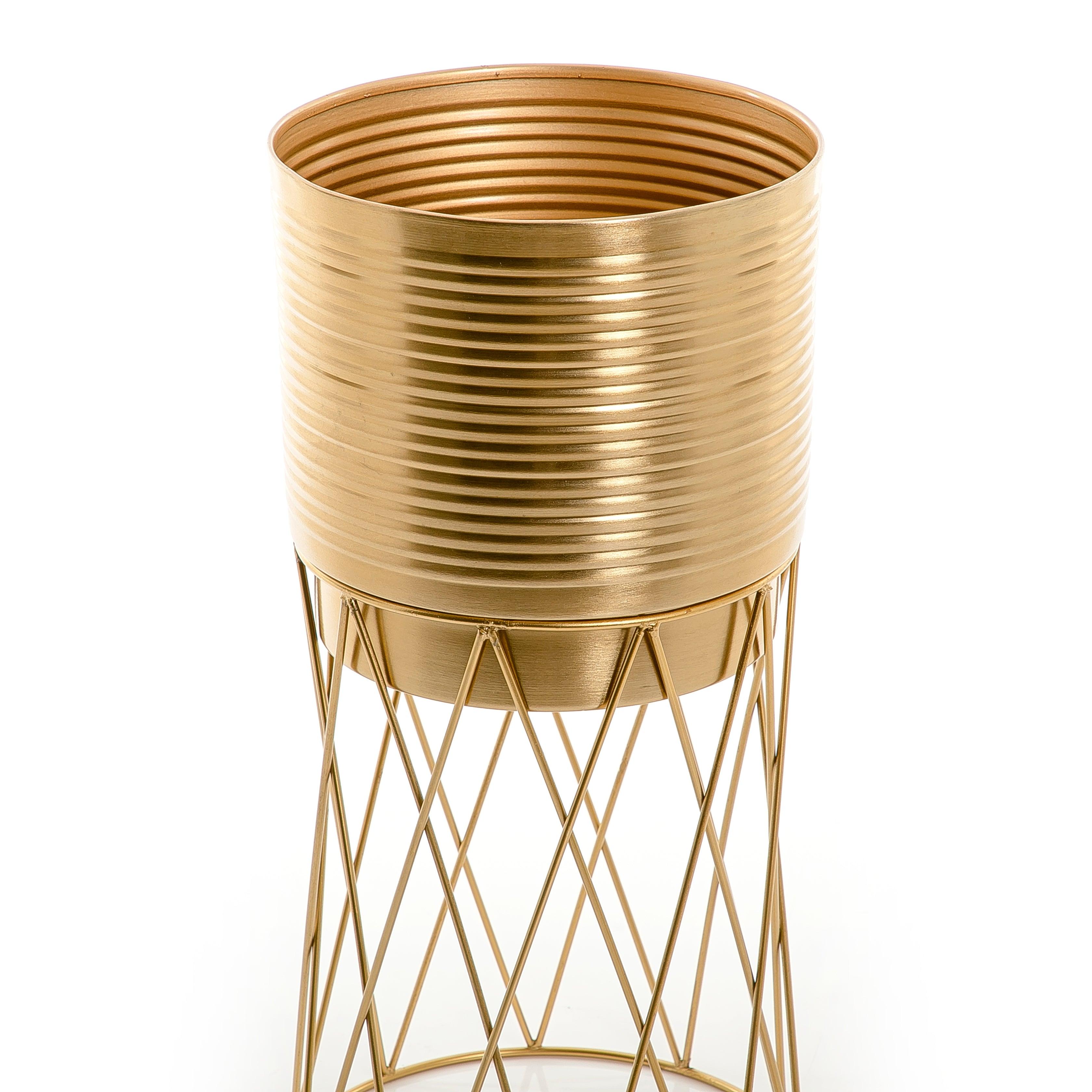 Metal planter with stand - CASCADES