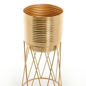 Metal planter with stand - CASCADES