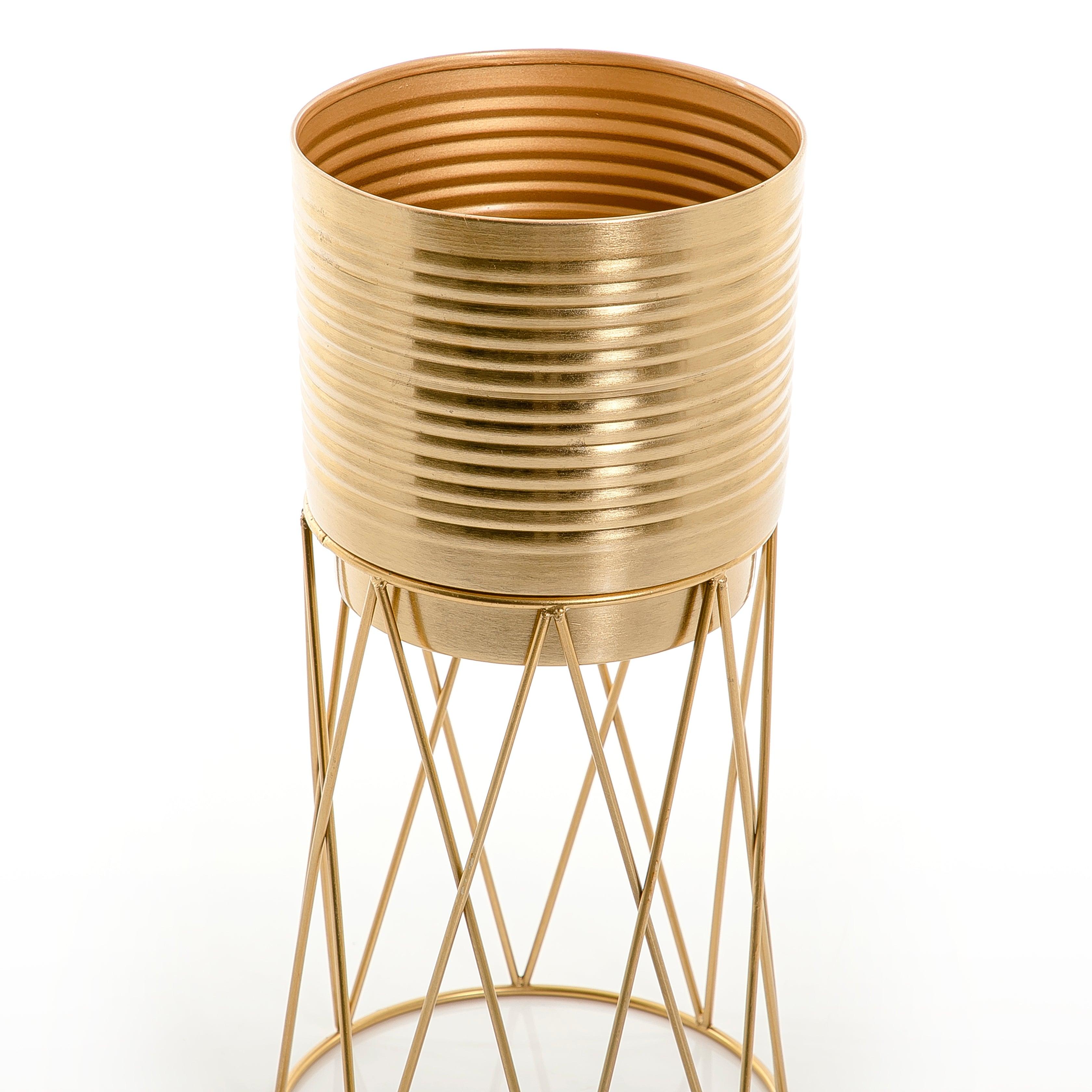 Metal planter with stand - CASCADES