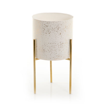 Metal planter with stand