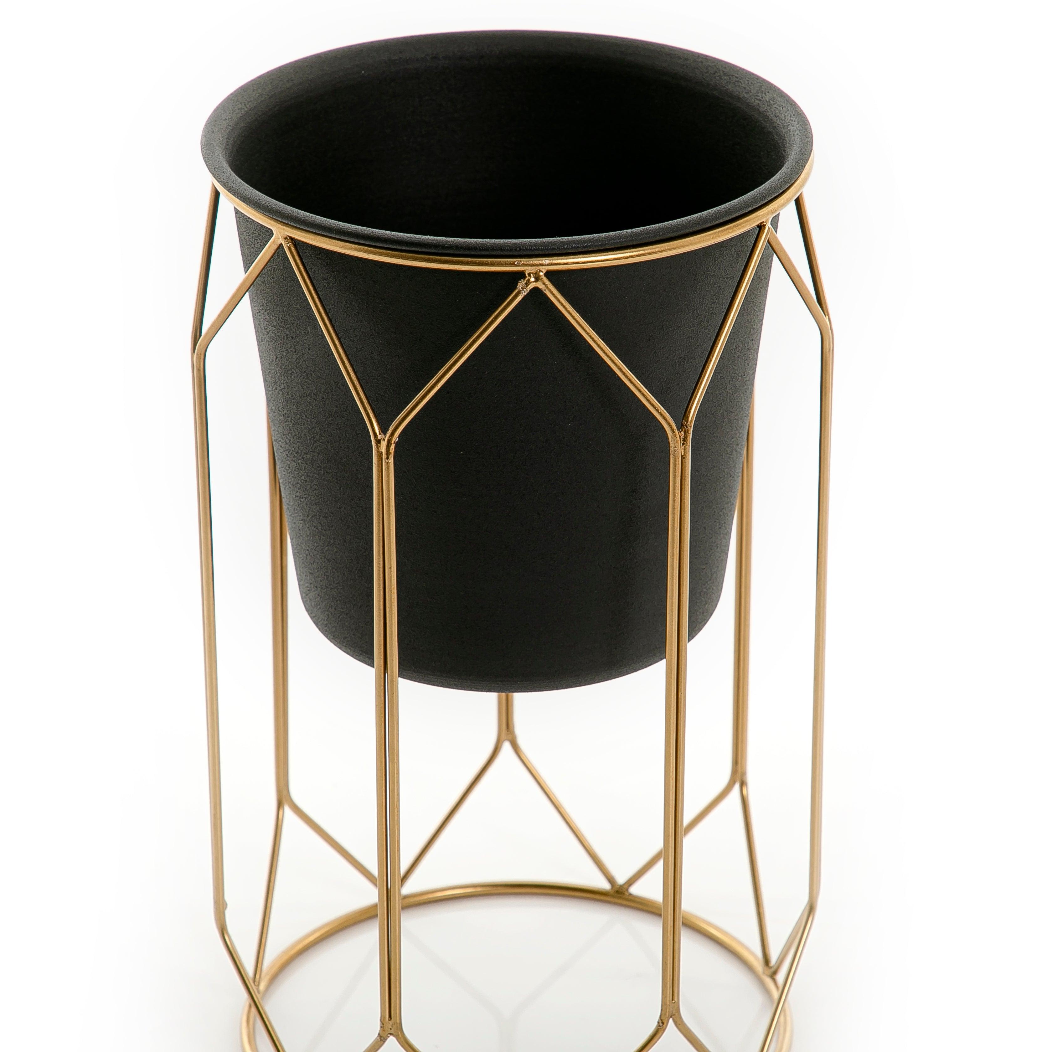 Metal planter with stand - CASCADES