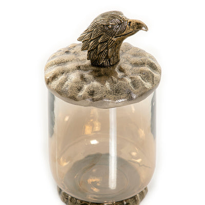 Glass jar with metal cover - CASCADES