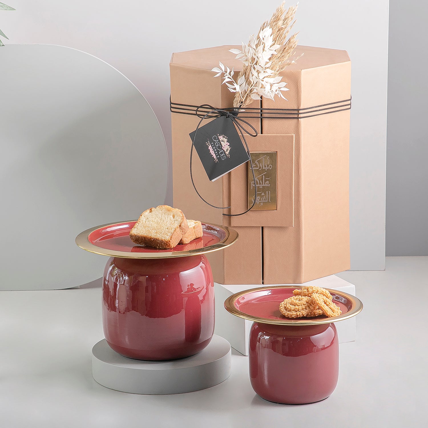 طقم 2 استاند معدن مع بوكس