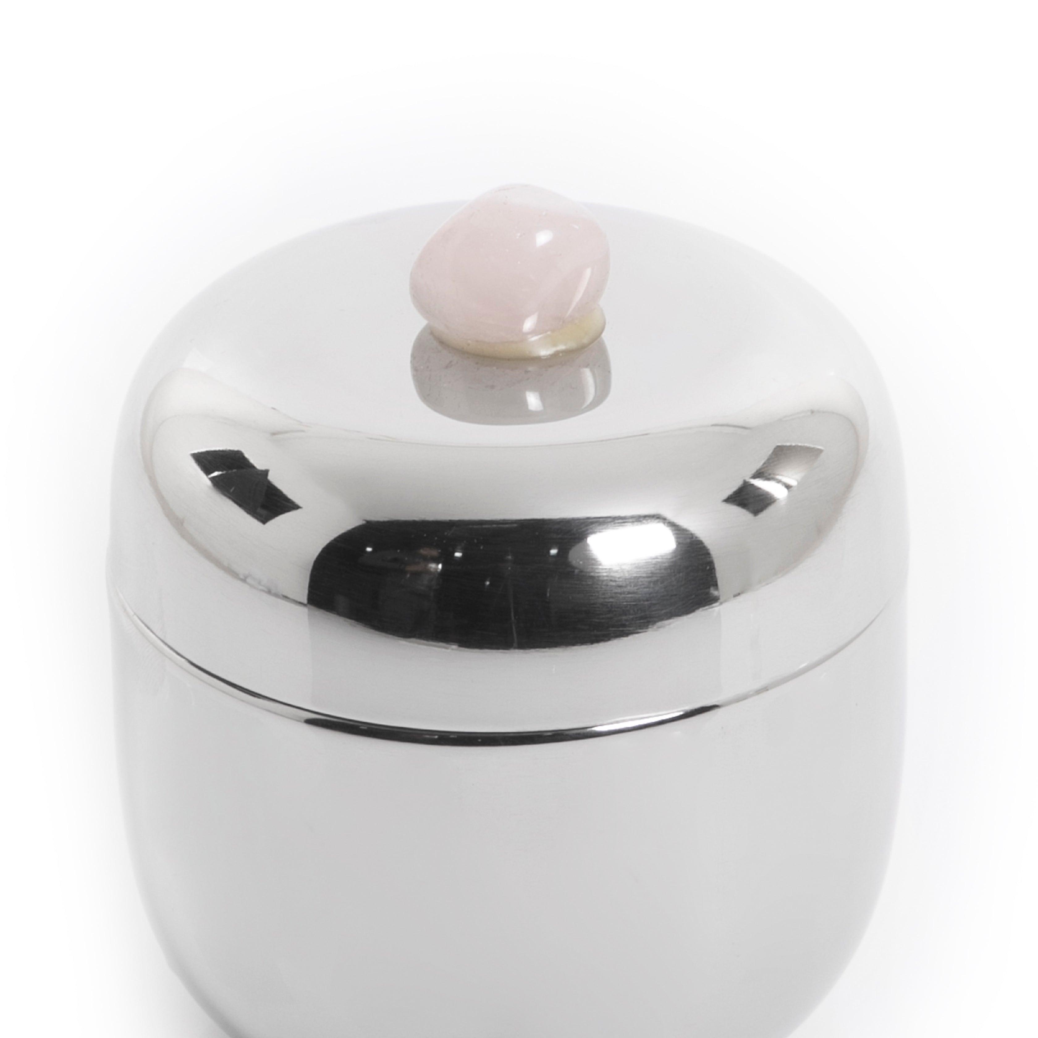 Metal jar with cover - CASCADES
