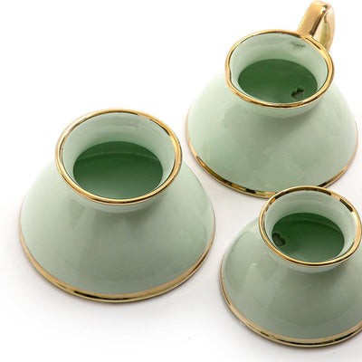 Set of 3 ceramic wall planter - CASCADES