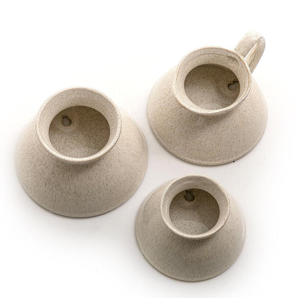 Set of 3 ceramic wall planter - CASCADES