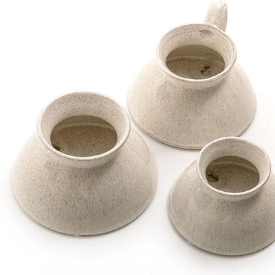 Set of 3 ceramic wall planter - CASCADES