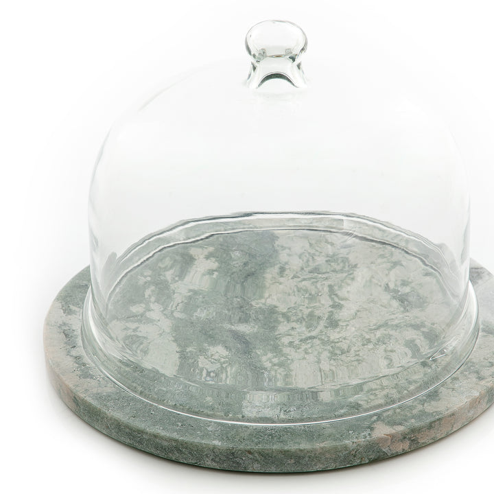 Marble Stand with glass cover