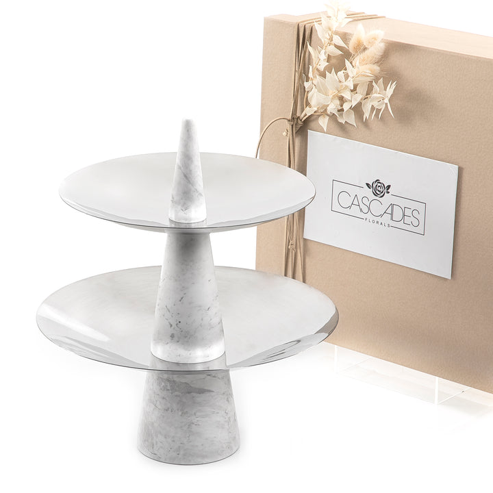 Marble stand with gift box