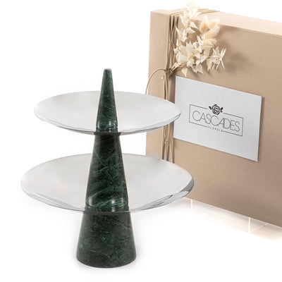 Marble stand with gift box - CASCADES