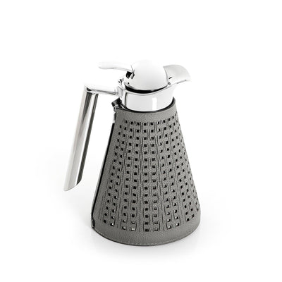 Metal thermos with leather cover - CASCADES