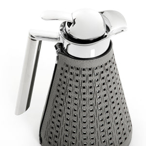 Metal thermos with leather cover - CASCADES