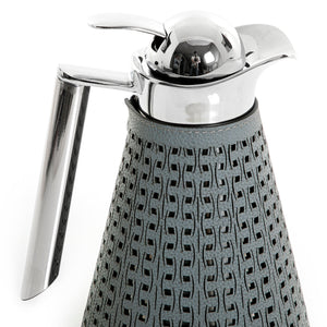 Metal thermos with leather cover - CASCADES