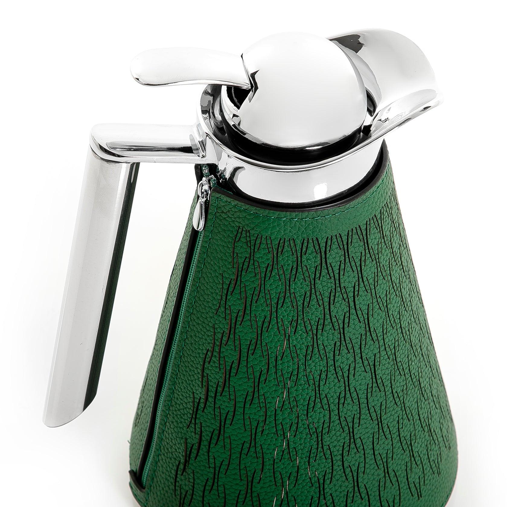 Metal thermos with leather cover - CASCADES