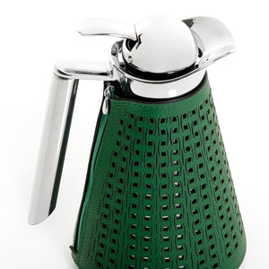 Metal thermos with leather cover - CASCADES