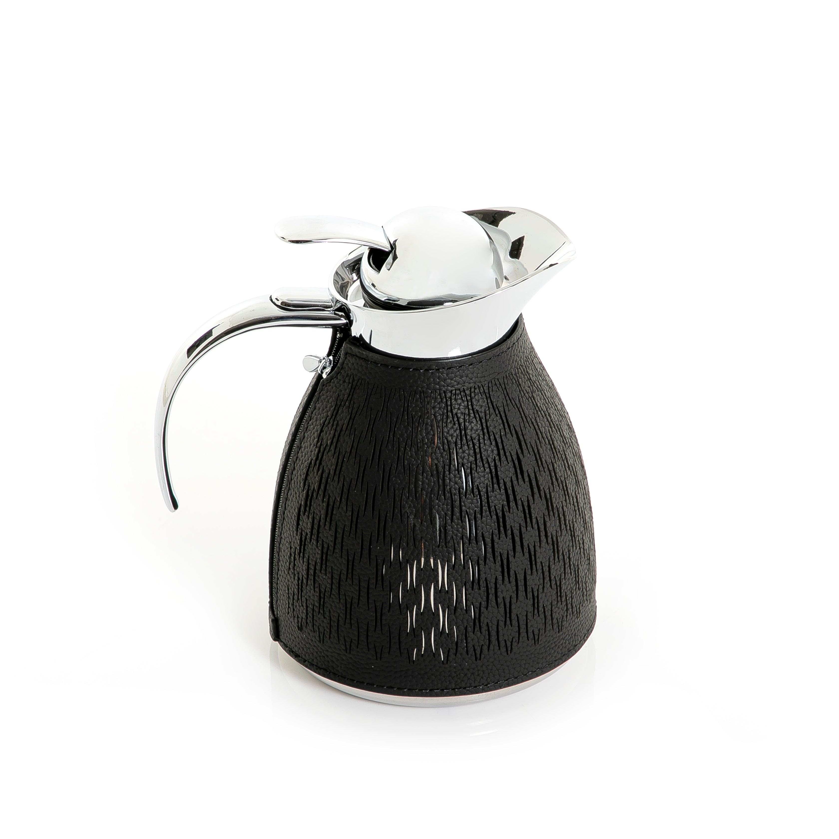 Metal thermos with leather cover - CASCADES