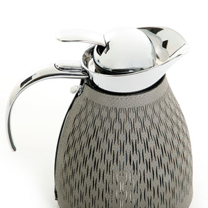 Metal thermos with leather cover - CASCADES
