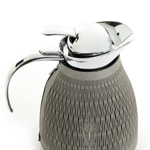 Metal thermos with leather cover - CASCADES