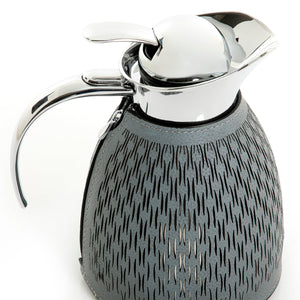Metal thermos with leather cover - CASCADES