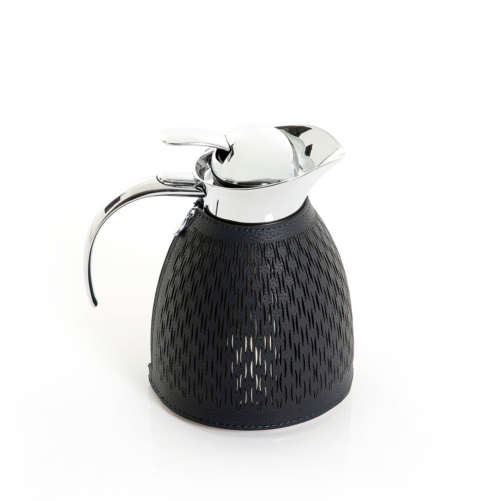 Metal thermos with leather cover - CASCADES