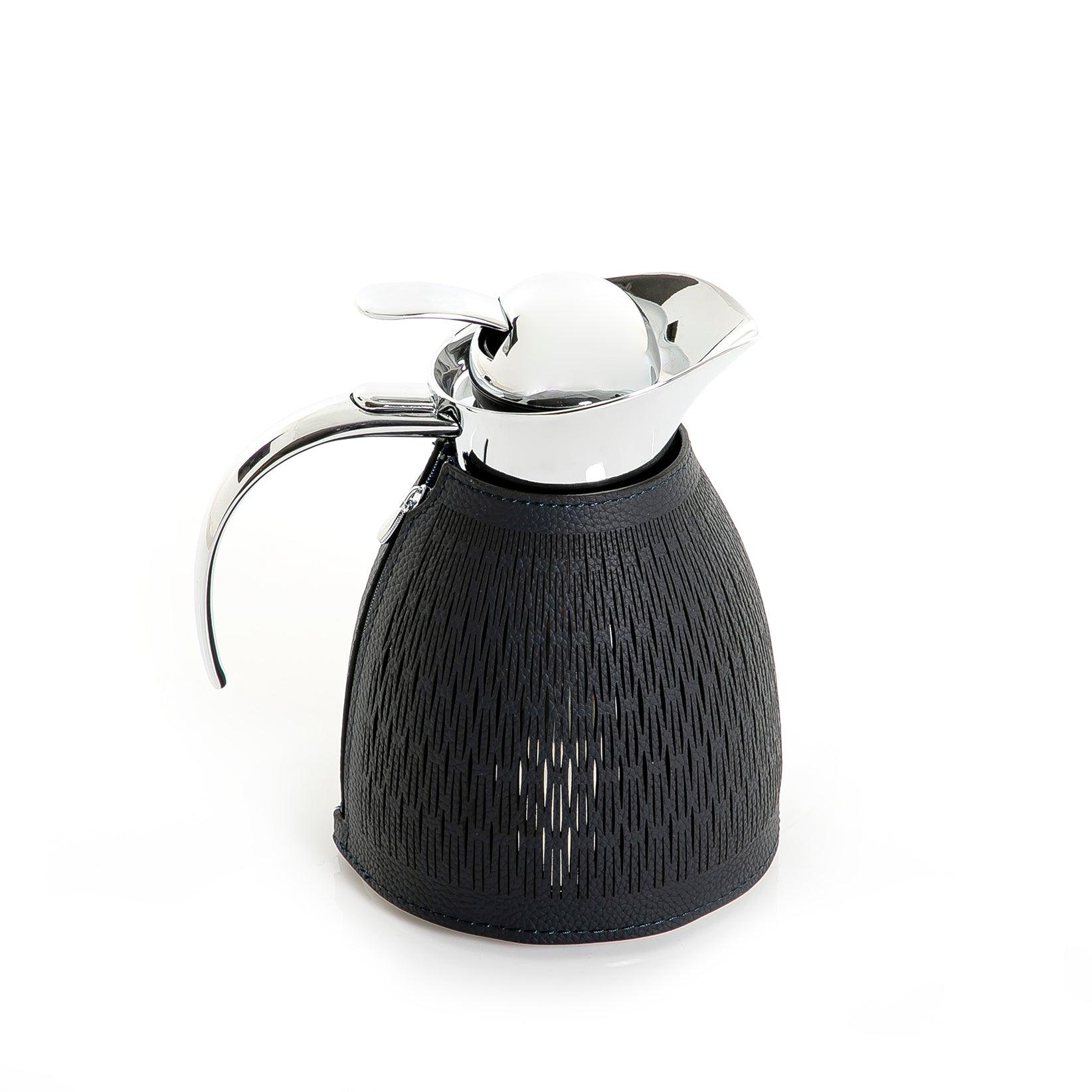 Metal thermos with leather cover - CASCADES