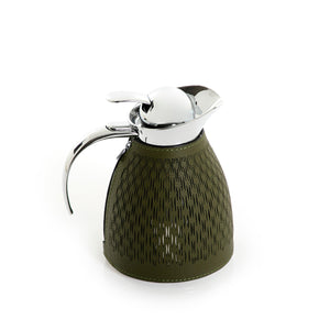 Metal thermos with leather cover - CASCADES
