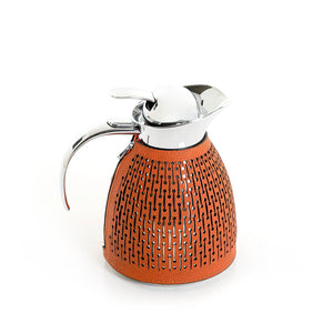 Metal thermos with leather cover - CASCADES