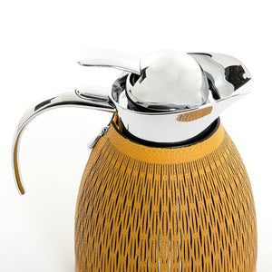 Metal thermos with leather cover - CASCADES