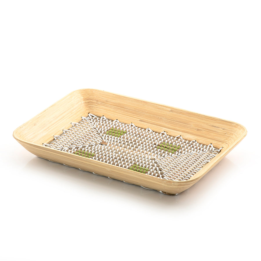 Bamboo And Seagrass Tray (5654578036901)