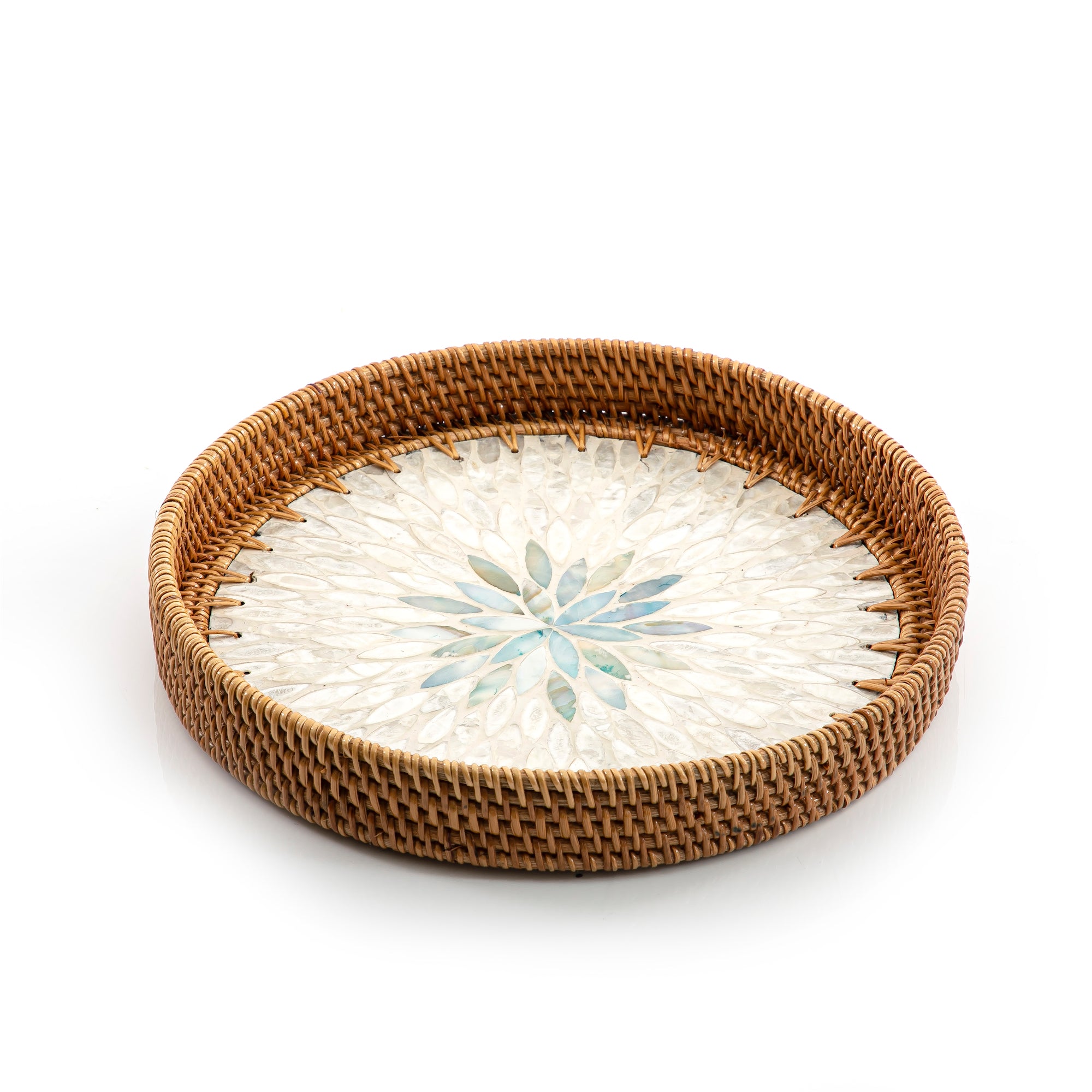 rattan round  tray (5895357759653)
