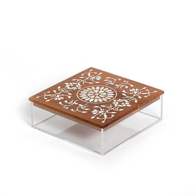 Acrylic box with wooden cover - CASCADES