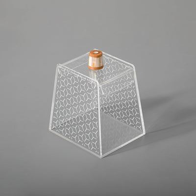 Acrylic box with wooden handle (gergean) - CASCADES