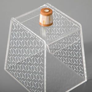 Acrylic box with wooden handle (gergean) - CASCADES