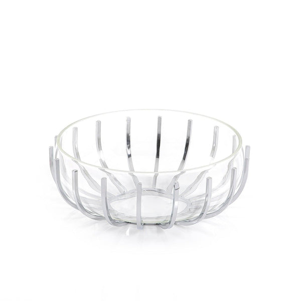Metal and glass bowl - CASCADES