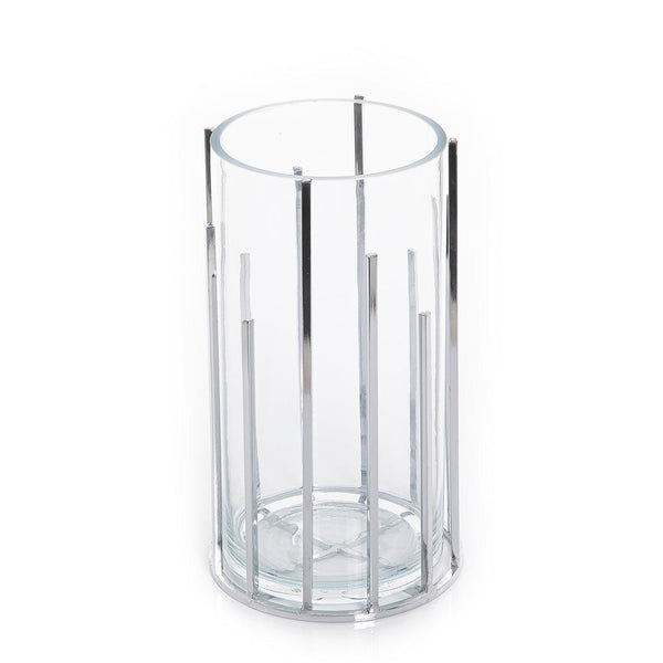 Metal and glass vase - CASCADES