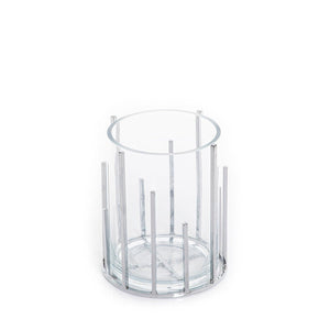 Metal and glass vase - CASCADES