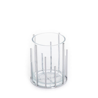 Metal and glass vase - CASCADES