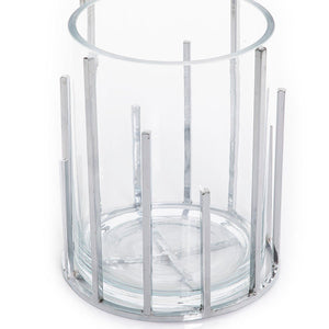 Metal and glass vase - CASCADES