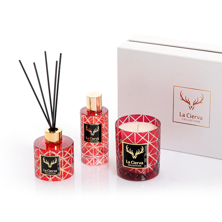 REED DIFFUSER, HOME SPRAY & CANDLE