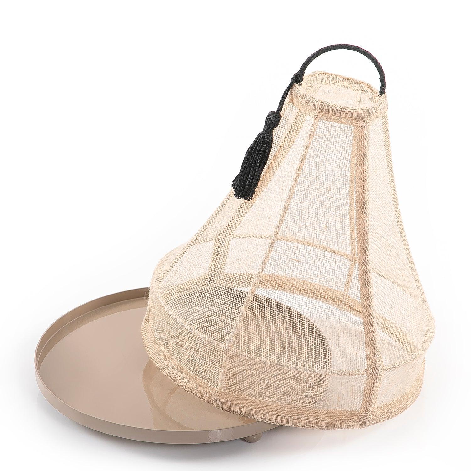 Linen cover with metal base - CASCADES