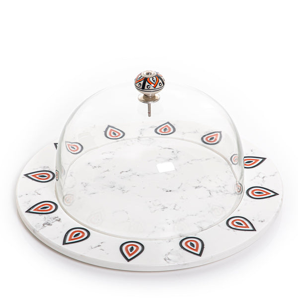 Marble plate with glass cover - CASCADES