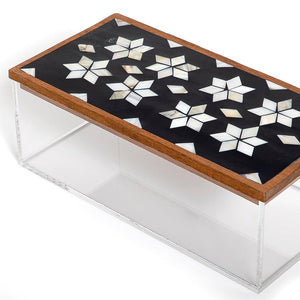Acrylic box with wooden cover - CASCADES