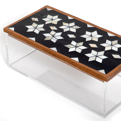 Acrylic box with wooden cover - CASCADES