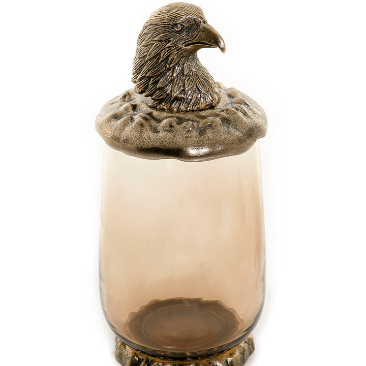 Glass jar with metal cover - CASCADES