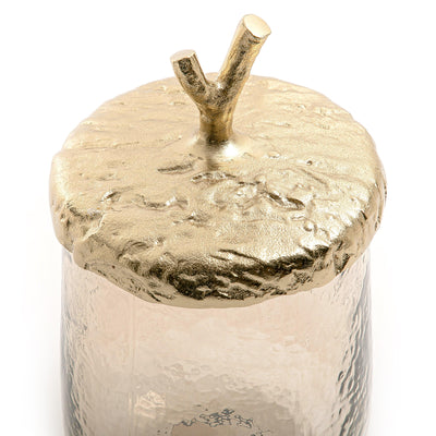 Glass jar with metal cover large size - CASCADES