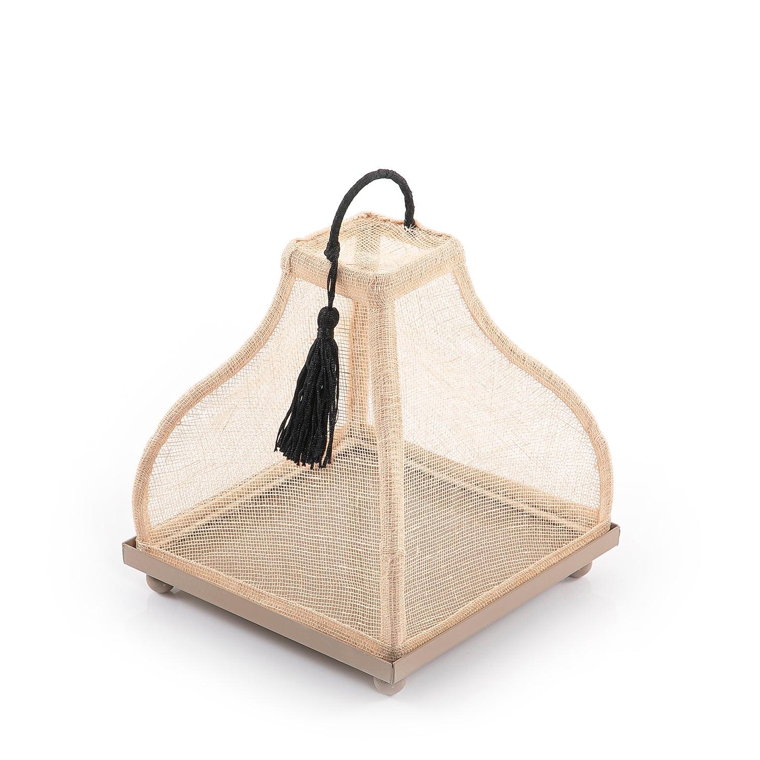 Linen cover with metal base - CASCADES